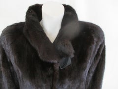 Louis Feraud Paris Flared Mink Fur Coat