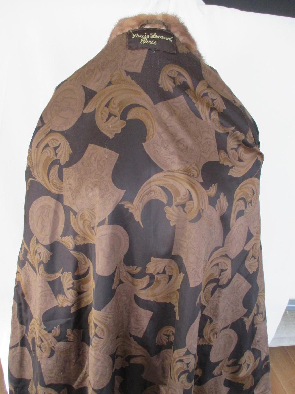 Louis Feraud Paris Flared Mink Fur Coat 1
