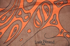 Louis Feraud (Paris) Fluid "Women In Waiting" Silk Scarf
