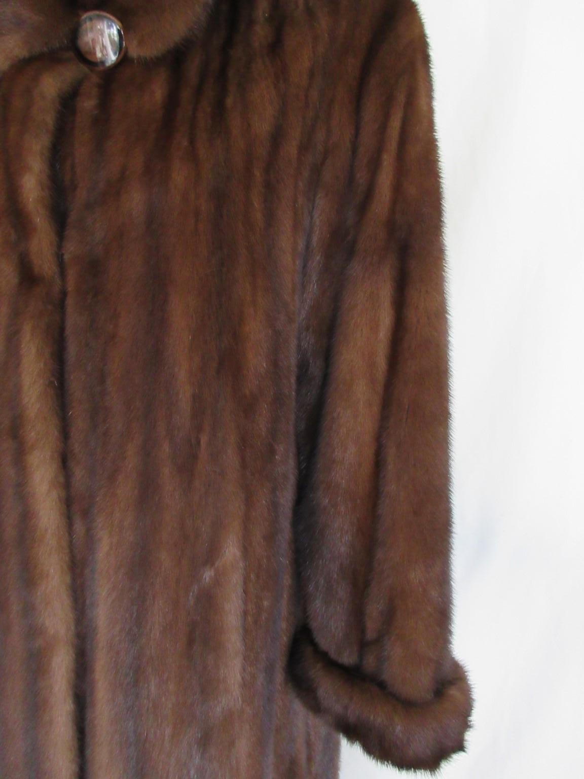 Louis Feraud Paris Mink Fur Coat For Sale 1