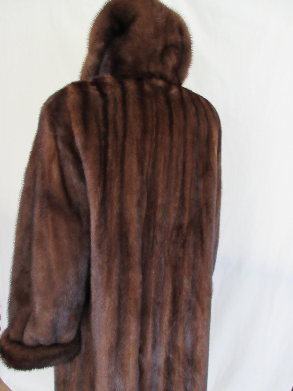 Louis Feraud Paris Mink Fur Coat For Sale 4
