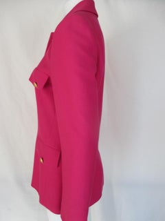 Louis Feraud Pink Light Wool Blazer