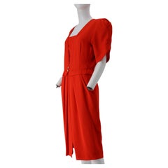 Louis Feraud Red Dress