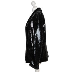 Louis Féraud Sequin Embroidered Vintage Blazer with Logo Buttons