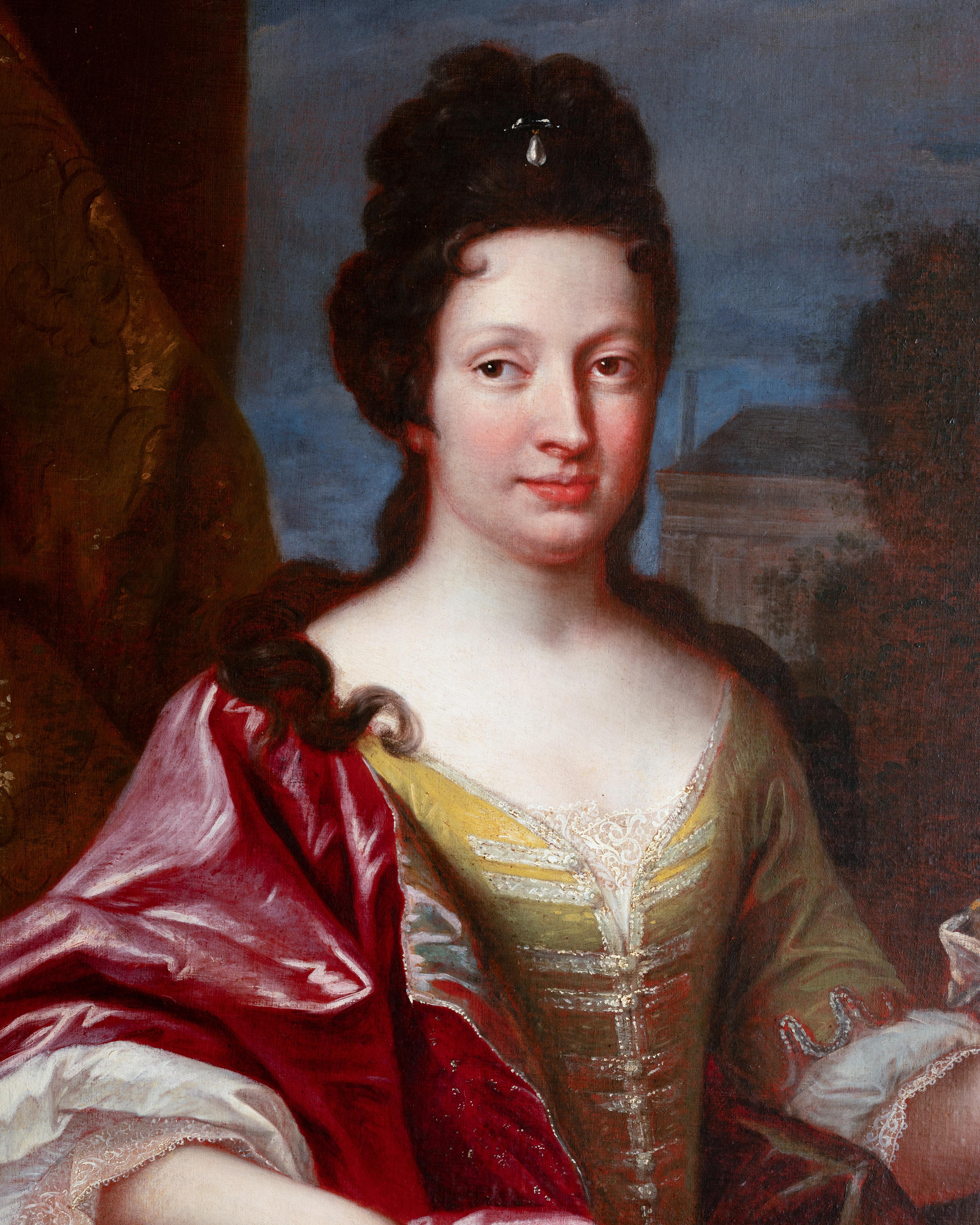 Ritratto della principessa francese, fine del XVII secolo. Scuola francese - Painting Antichi maestri di Louis Ferdinand Elle the Younger
