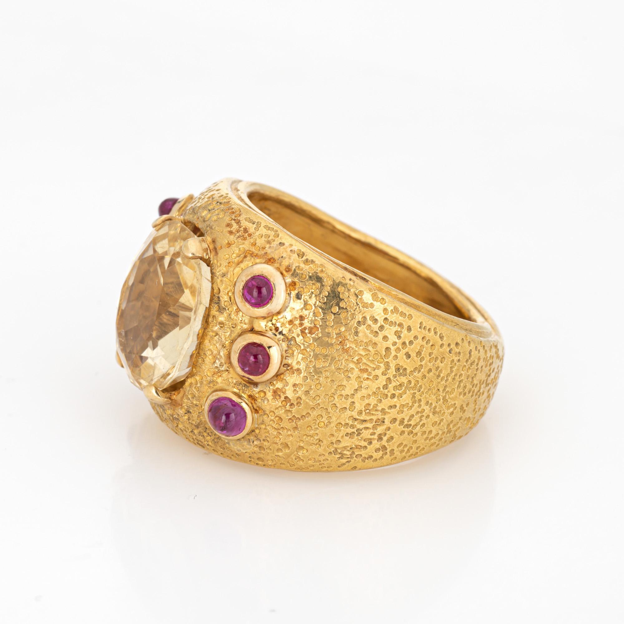 warren james citrine ring