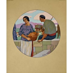 "Maïtena - Couple de Basques" de Louis Floutier