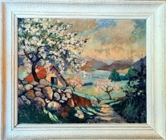 Paesaggio impressionista francese, Pommiers en Fleurs Aux Espagnoux, Fiori di melo