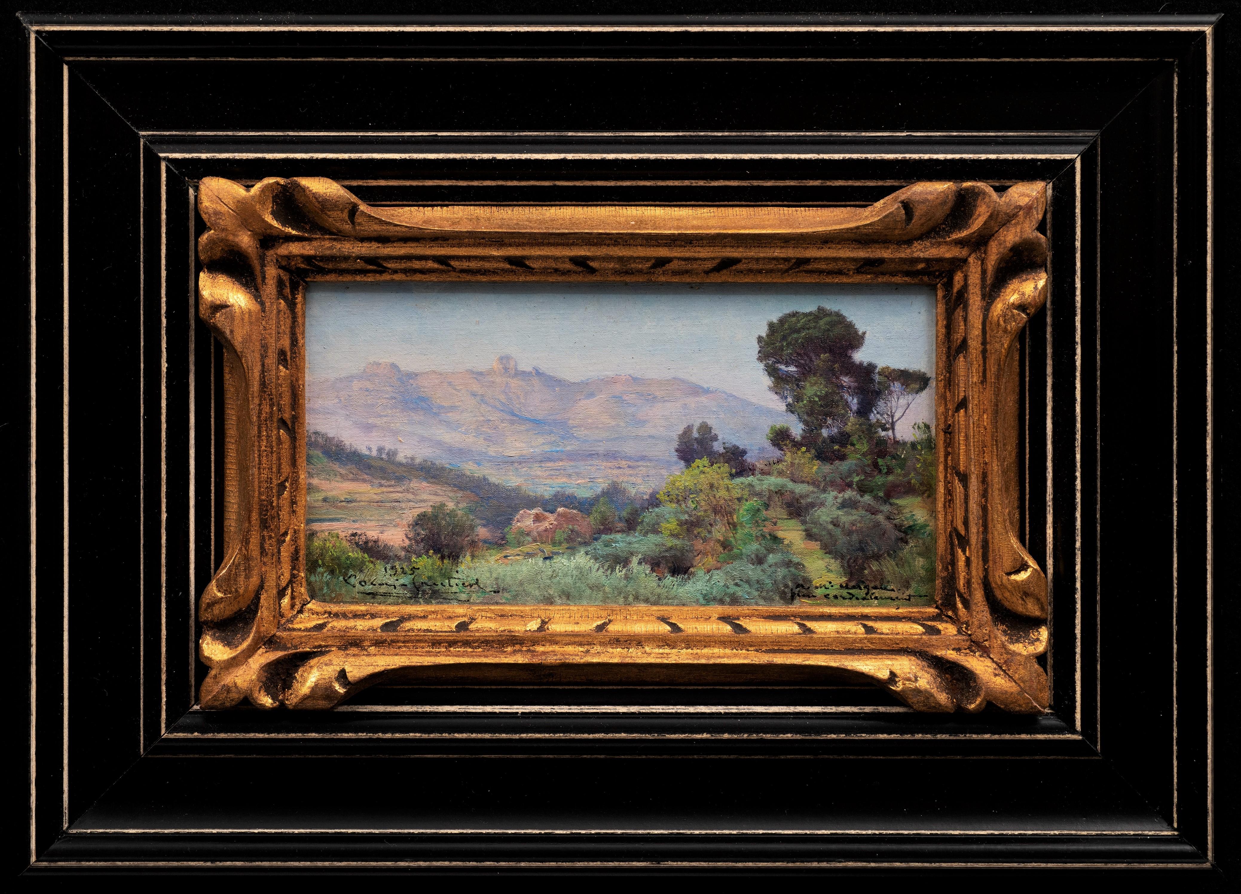 Louis François Léon Gautier Landscape Painting - "View of Gardanne, 1925" Louis Gautier (French, 1855-1947) Published