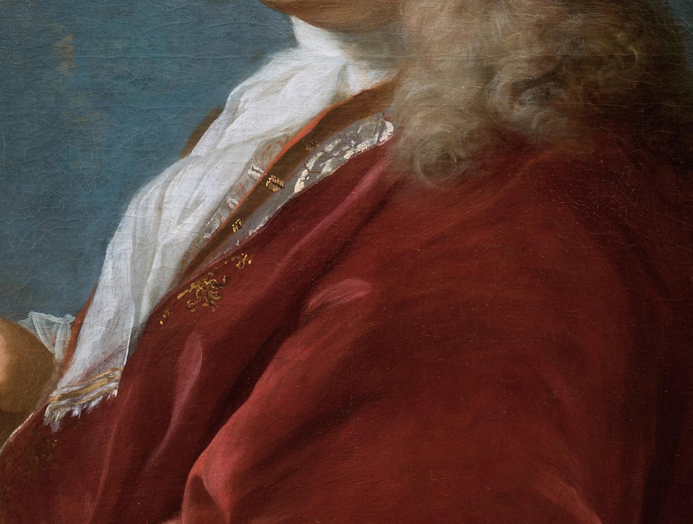 Louis-Gabriel BLANCHET
(Versalles, 1701 - Roma, 1772)
Presunto autorretrato del artista
Óleo sobre lienzo
H. 73 cm; Anch. 60 cm
Circa 1730

Presentado originalmente en un marco de la época de la Restauración con una cartela 