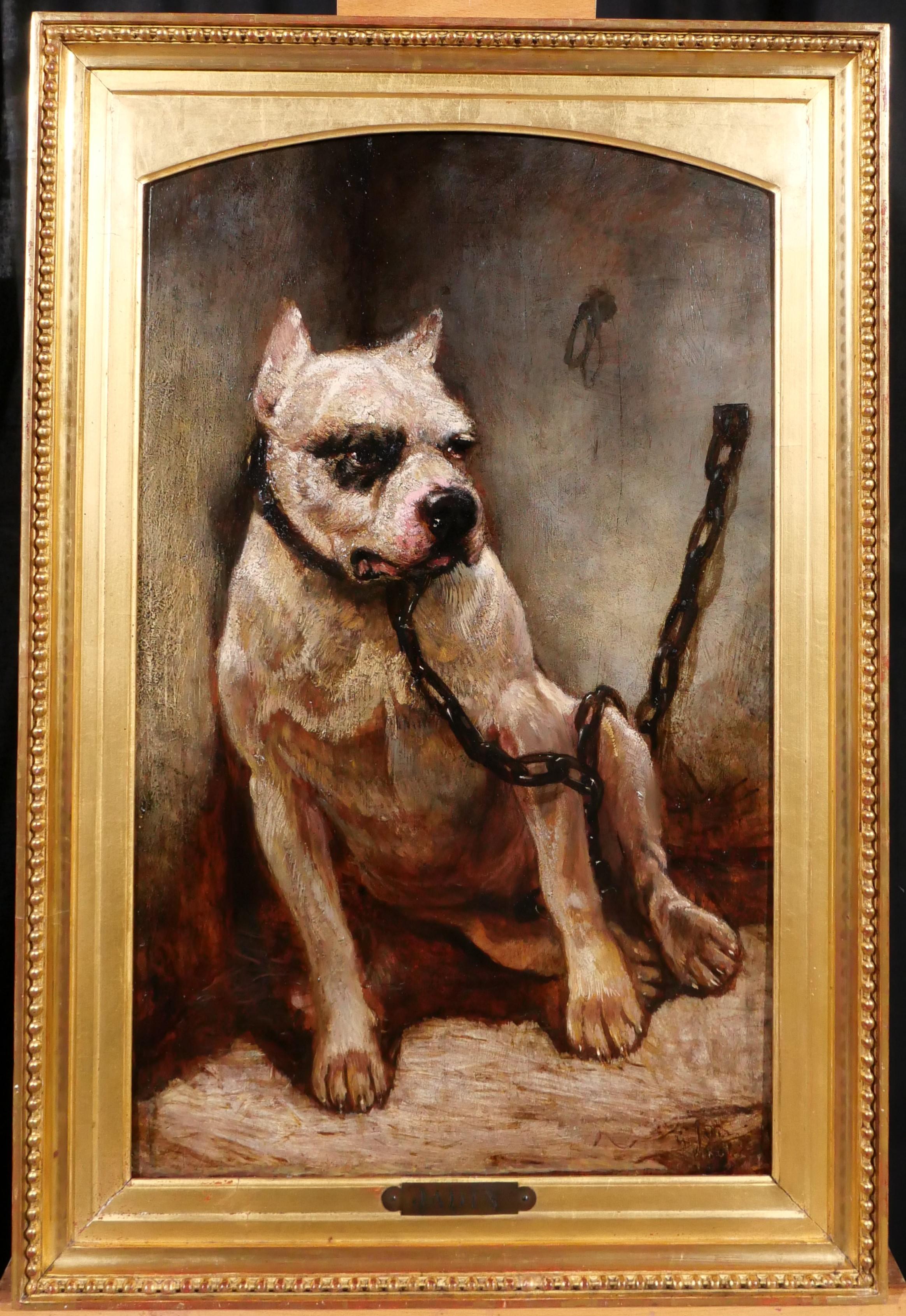 Dog - Painting by Louis Godefroy Jadin