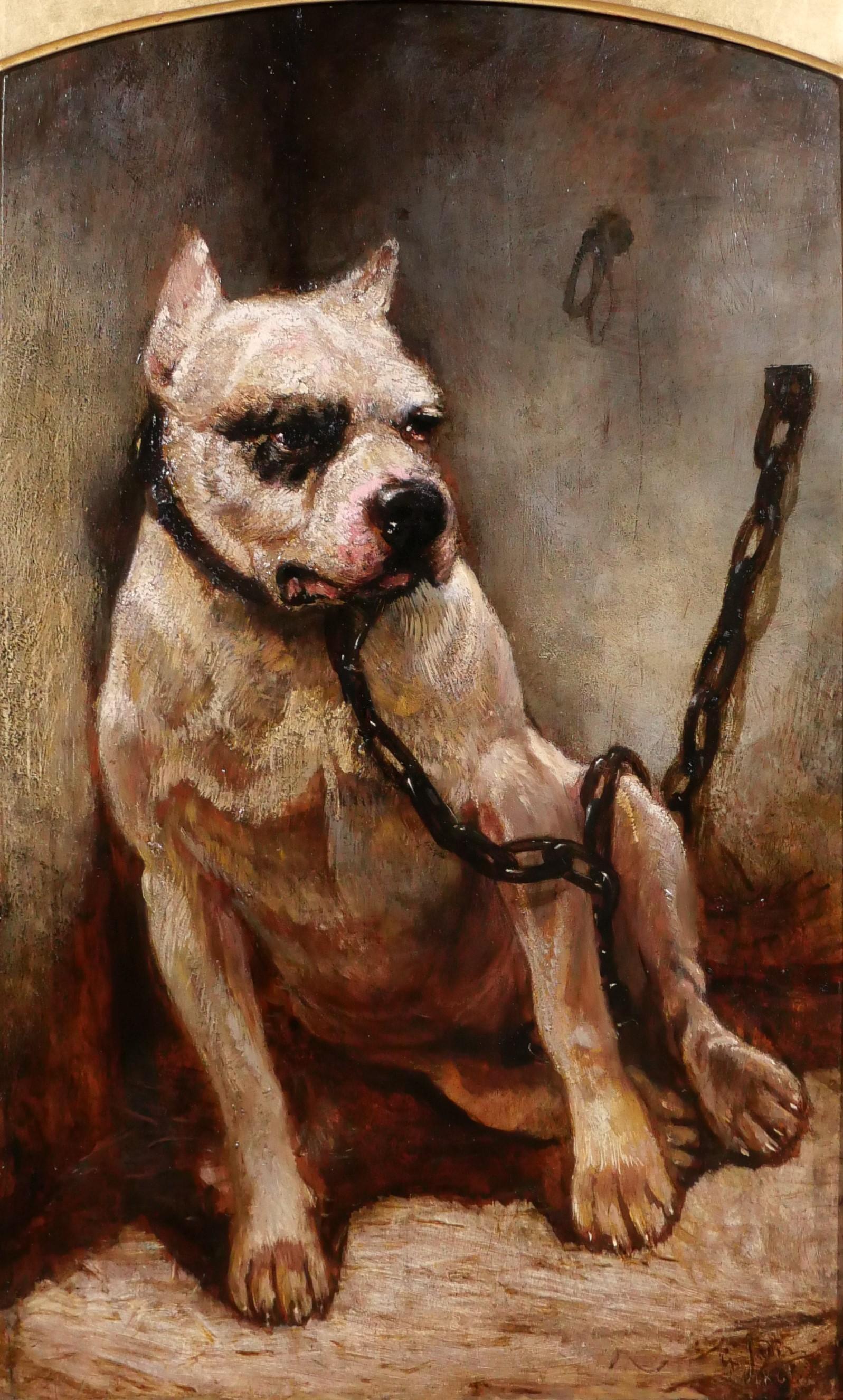 Louis Godefroy Jadin Animal Painting - Dog