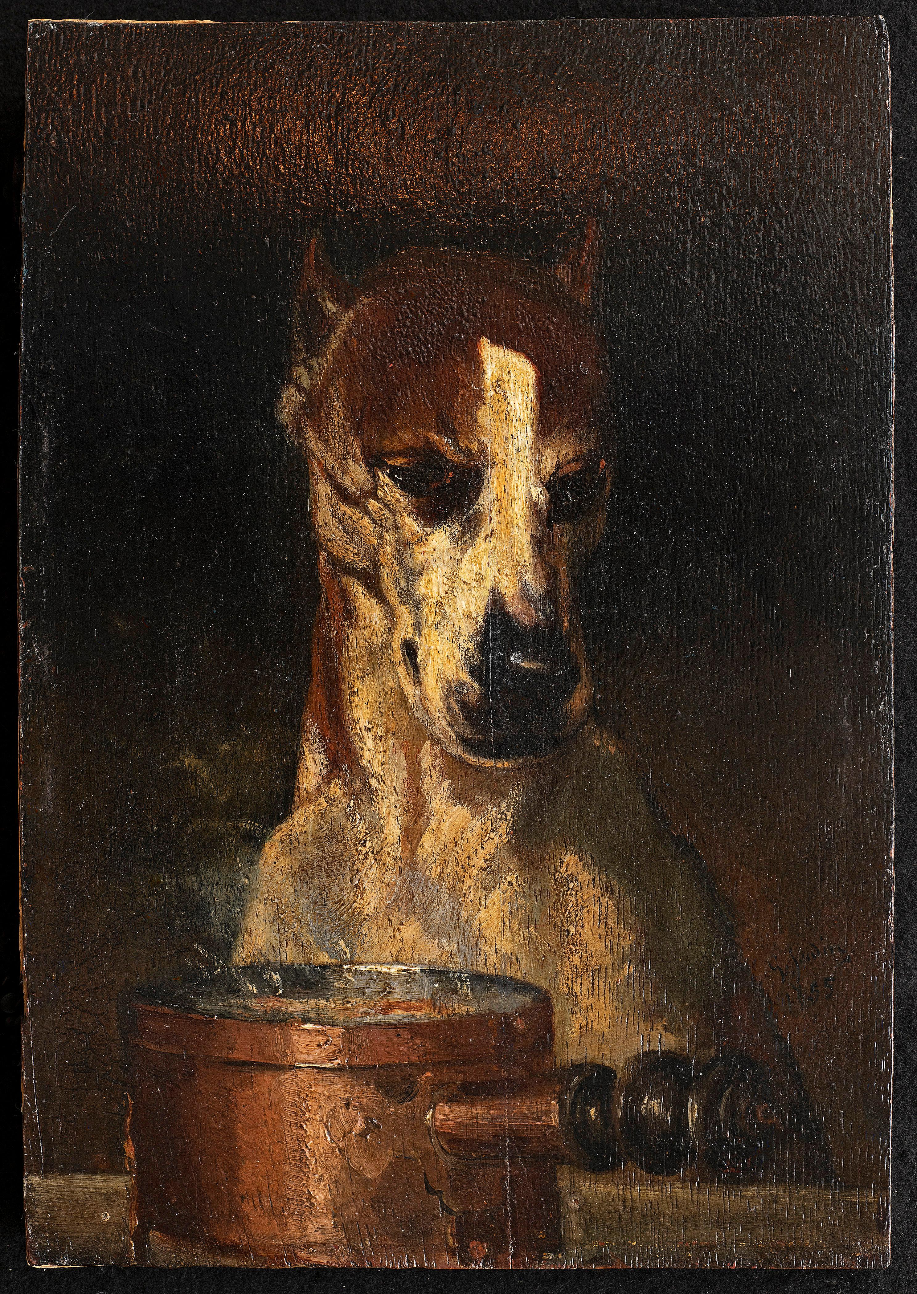 Ritratto di cane antico 
