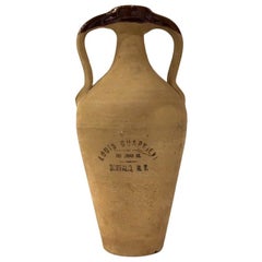 Cruche à vin publicitaire Louis Guarnieri Buffalo NY, vers 1880-1920