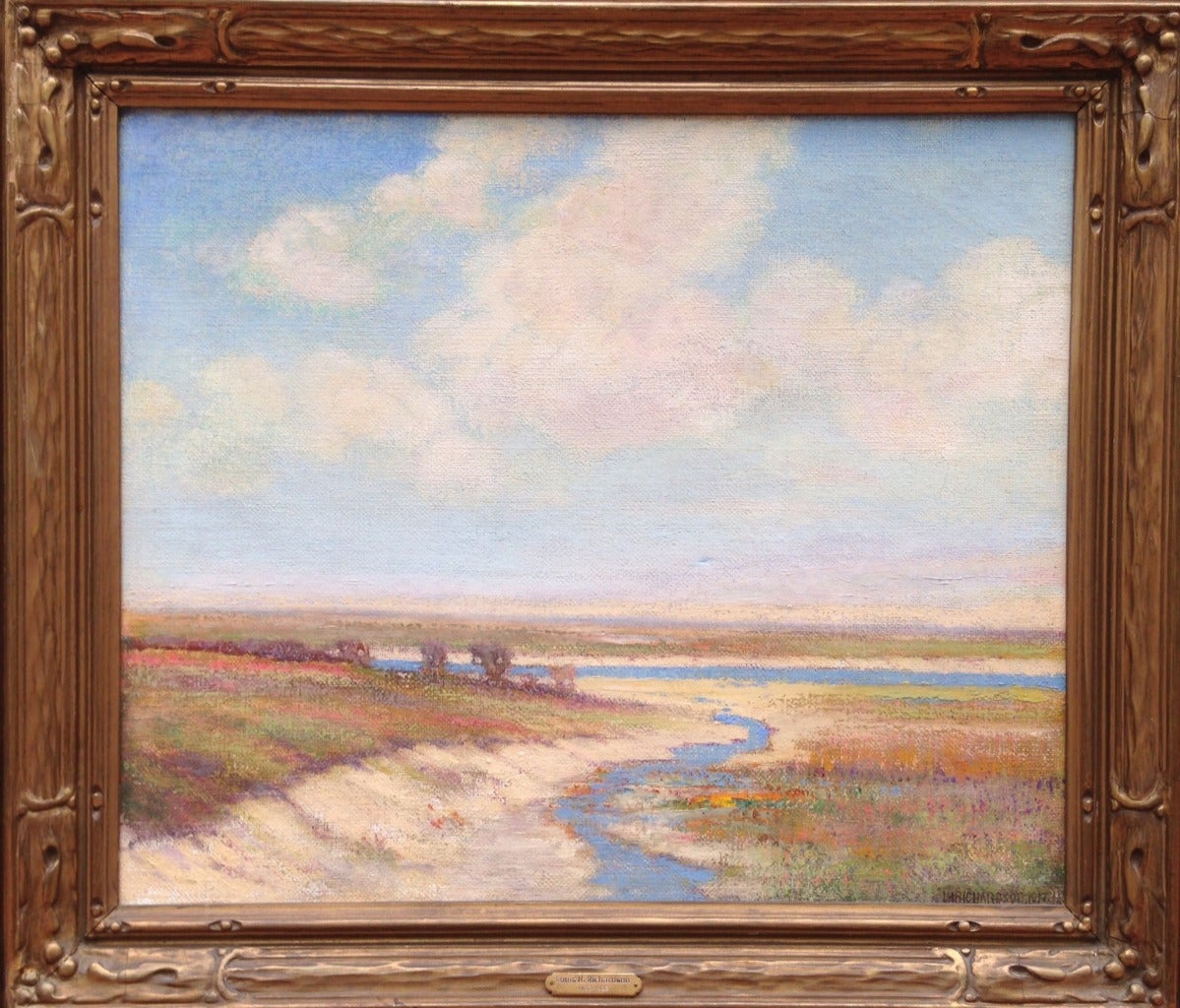 Lange Sicht (Impressionismus), Painting, von Louis H. Richardson