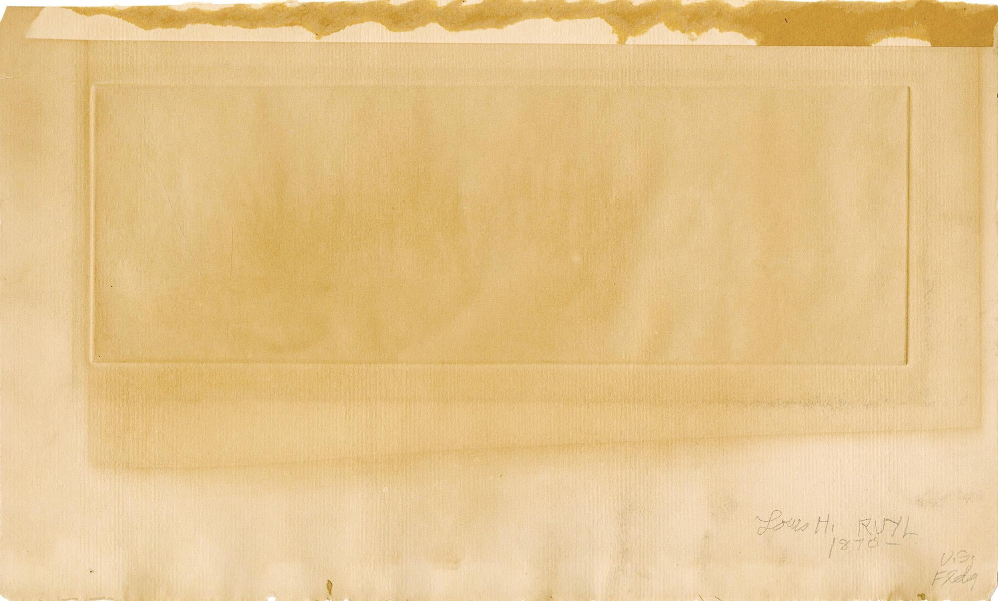 New Yorker Skyline (Amerikanische Moderne), Print, von Louis H. Ruyl