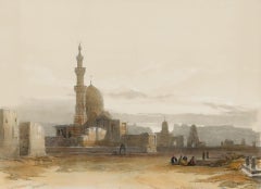 Louis Haghe after David Roberts - 1848 Lithograph, Tombs of the Caliphs