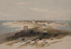Louis Haghe after David Roberts - Lithograph, Tyre from the Isthmus