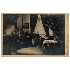 Franz Liszt at His Studio Office. Vintage 