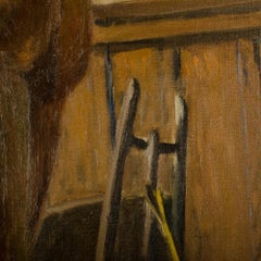 Nudefarbenes männliches Modell von Louis Henri Revillon, Frankreich, 19. Jahrhundert