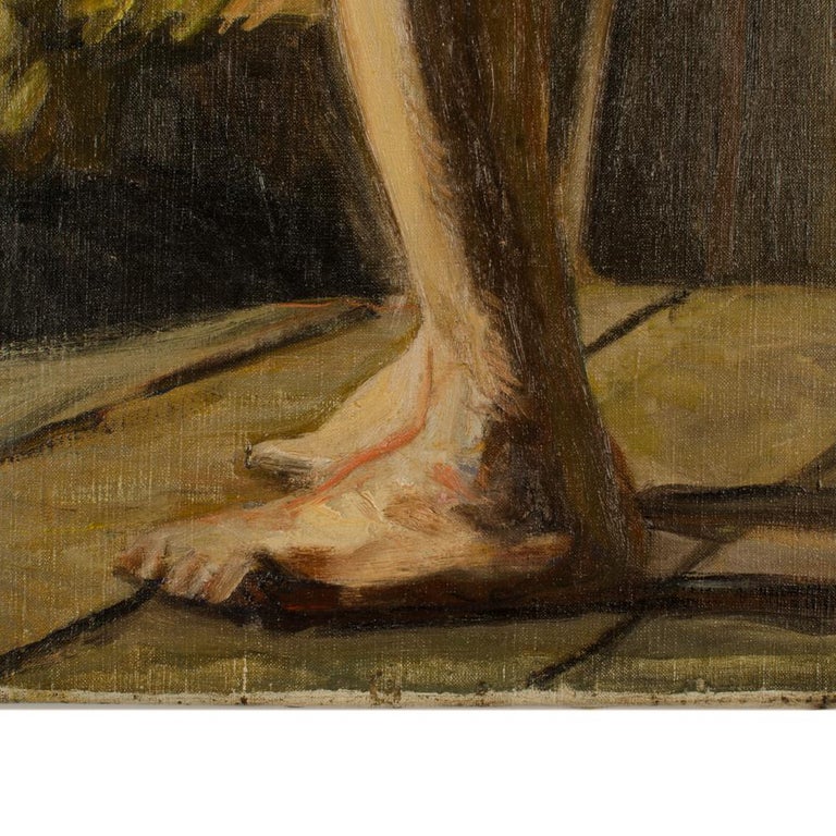 Louis Henri Revillon 'French, 19th Century' Nude Male Model For Sale at