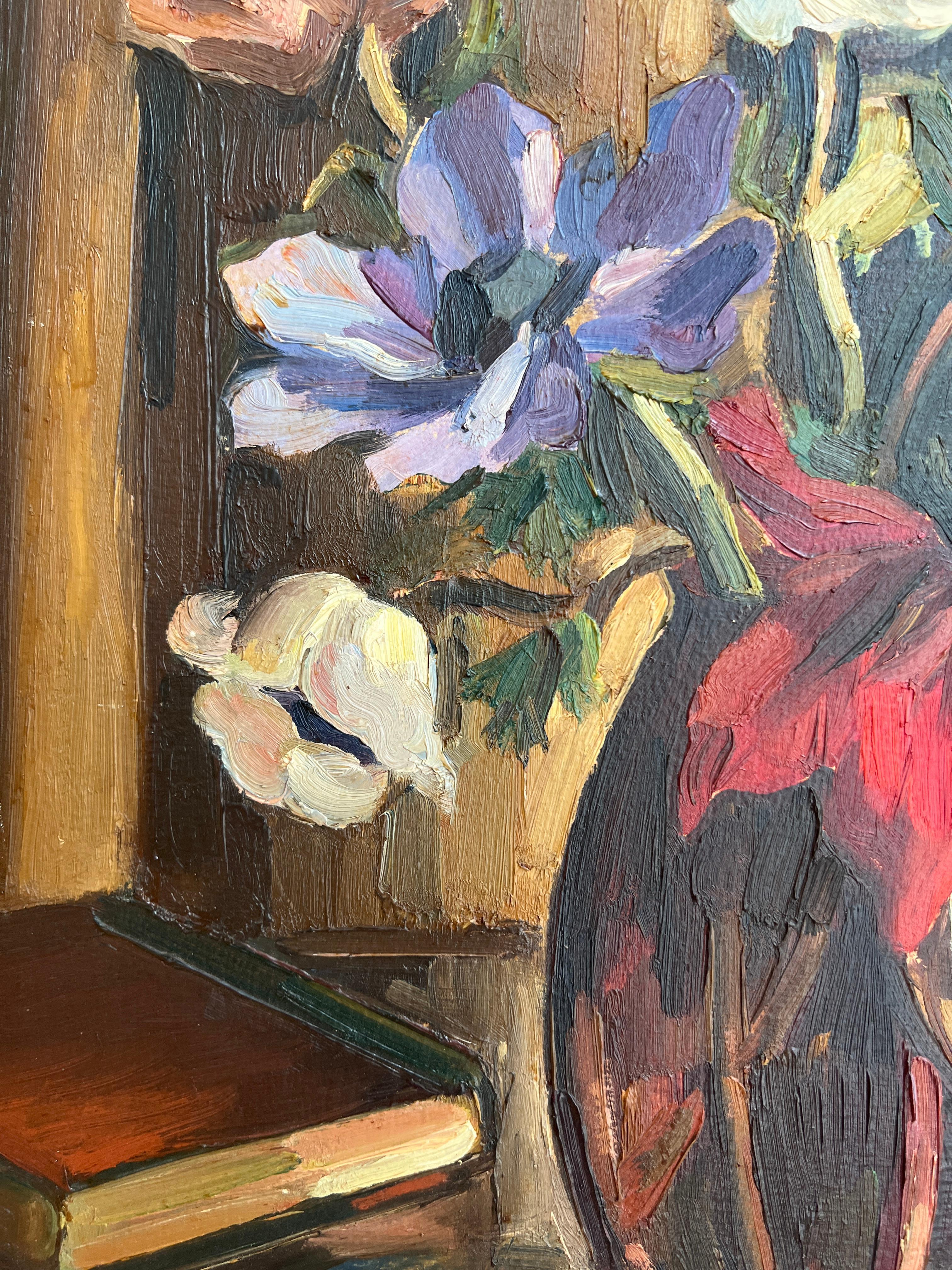 bouquet di fiori e libro in vendita 2