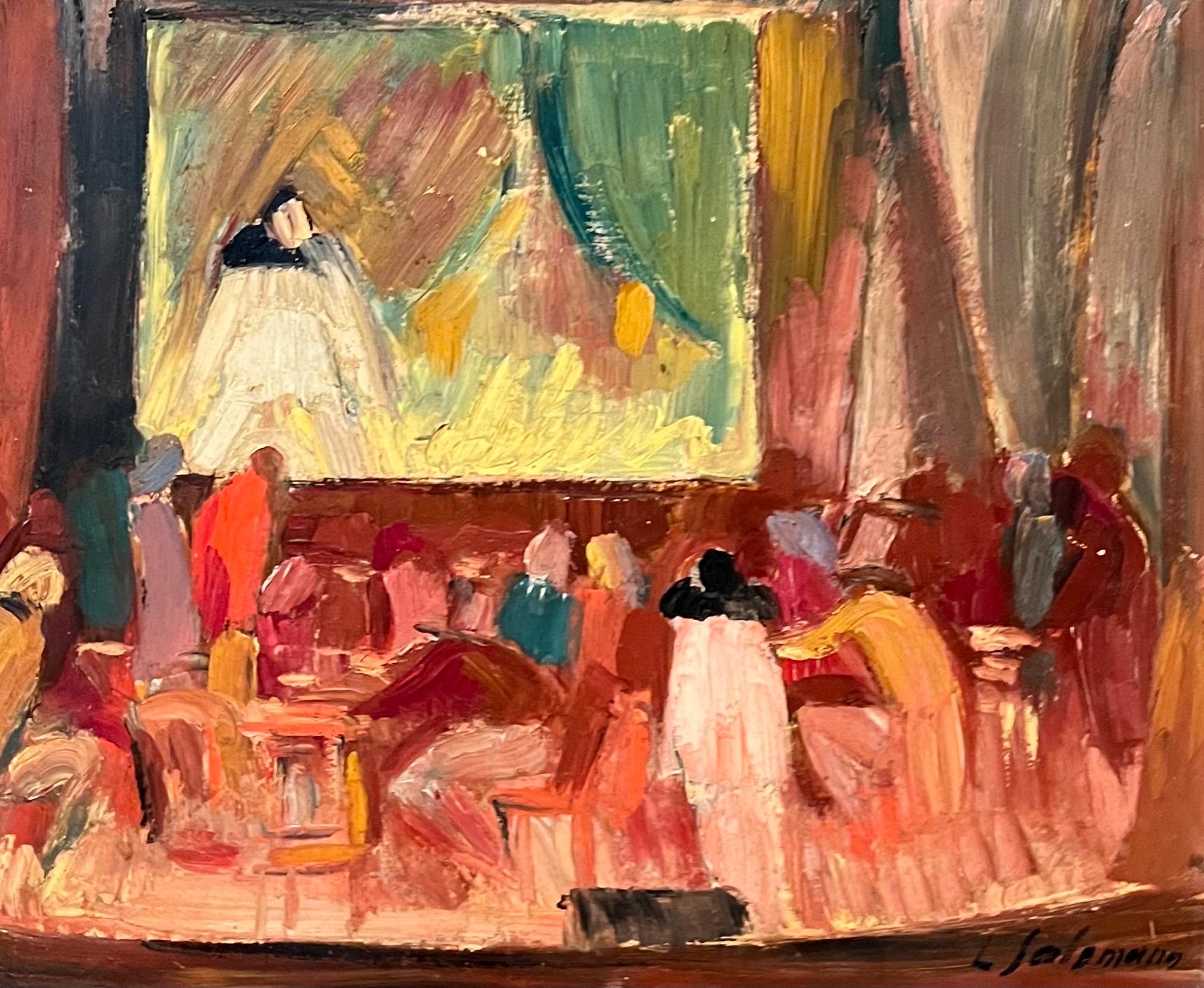 Oeuvre vendue avec son cadre (36.5 x 42.5 cm ) 

Louis Henri Salzmann est un peintre suisse actif durant la première moitié du XXe siècle. 
Né en 1887 et décédé en 1955, Salzmann est connu pour ses peintures de paysages et ses natures mortes qui