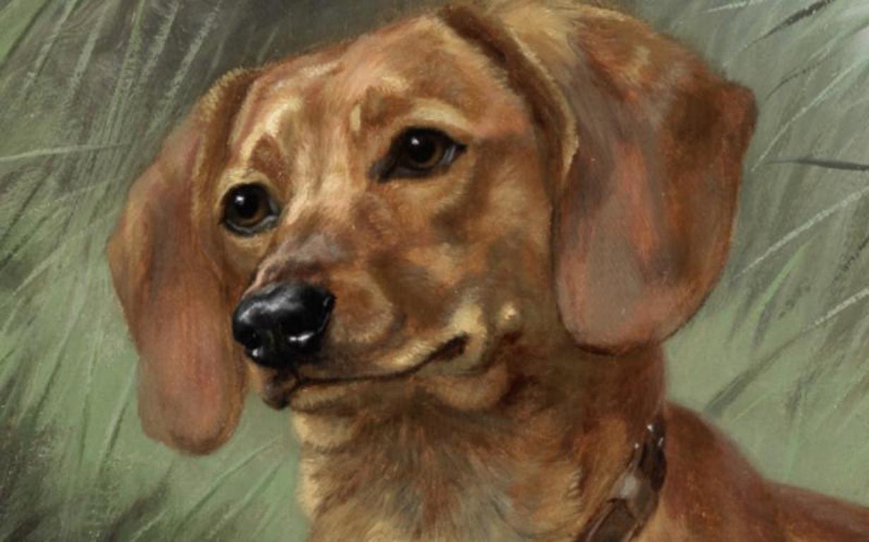 paintings of dachshunds
