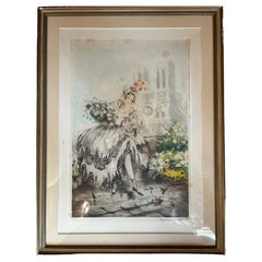 Musette de gravure Art Déco Louis Icart 1927