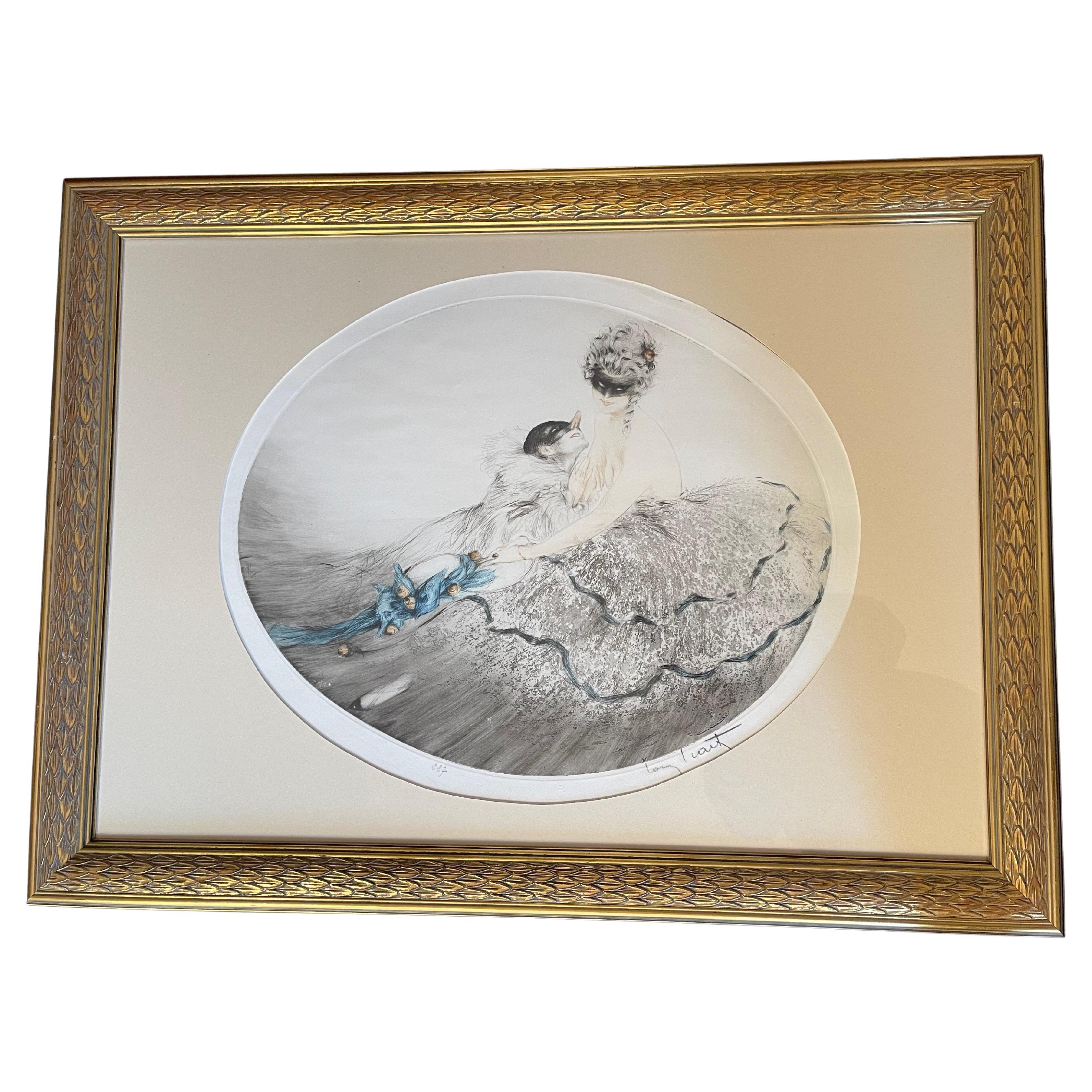 Louis Icart "Beim Karneval" 1920 im Angebot