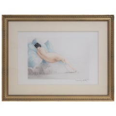 Louis Icart, Boudeuse, 1930, gravure au crayon signée