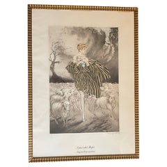 Louis Icart "Il Pleut Bergère" from 1927