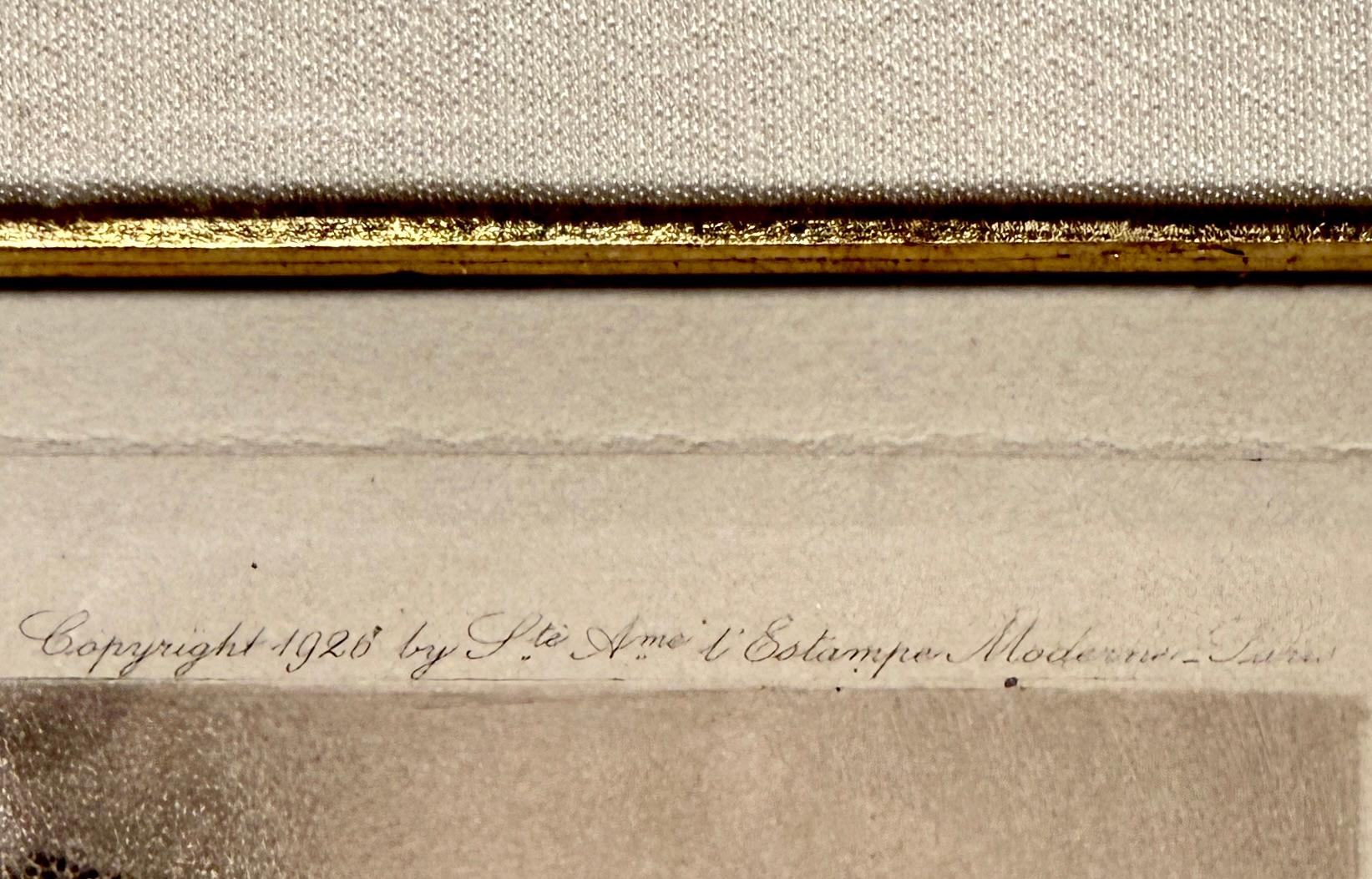 Louis Icart Original-Radierung Badende (Badende), 1926 L'Estampe Moderne im Angebot 2