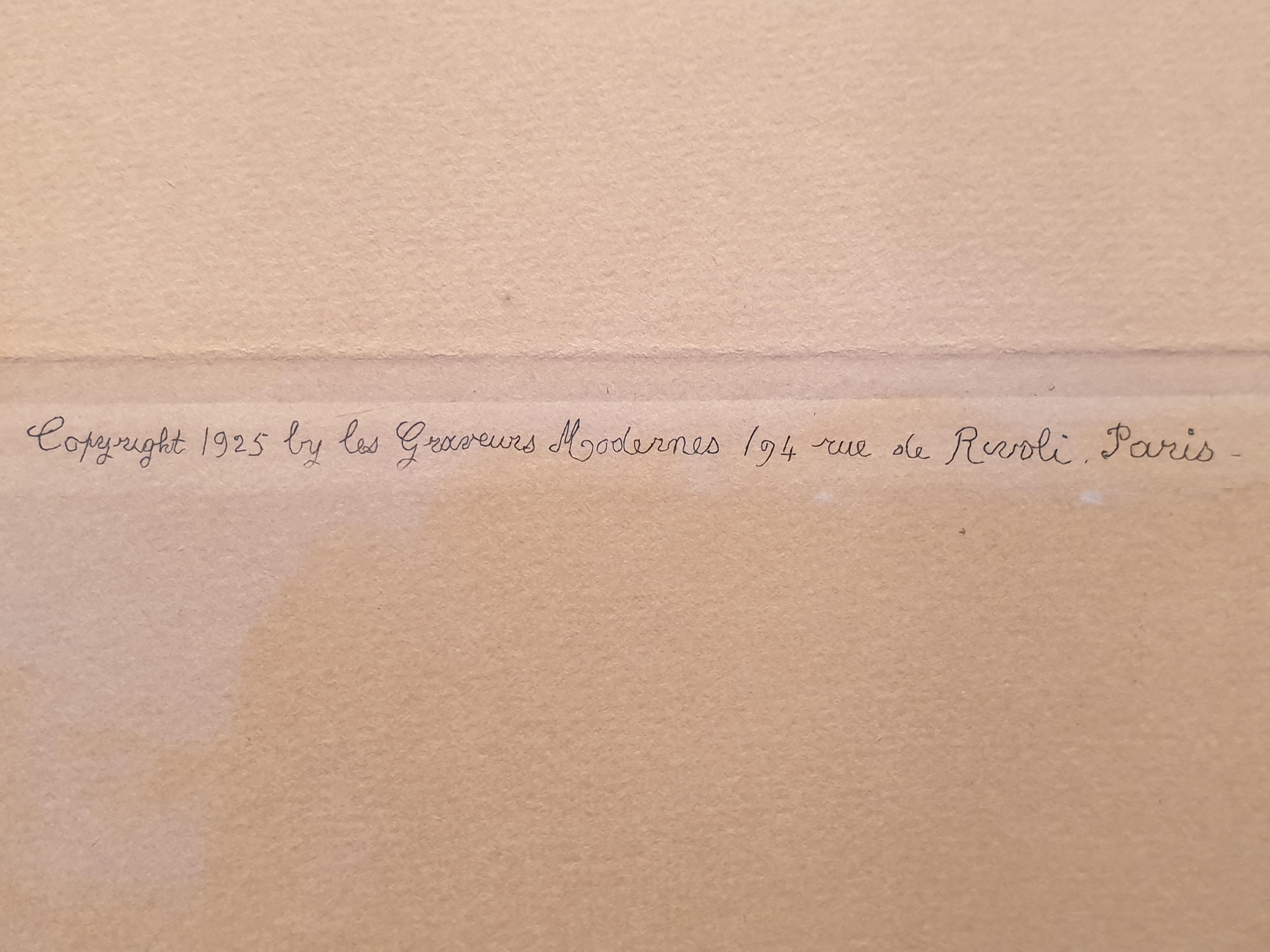 Gravure Art Déco « Paris » par Louis Icart, 1925 en vente 6