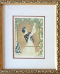 Autunno, Stampa giclée Art Nouveau dopo Louis Icart