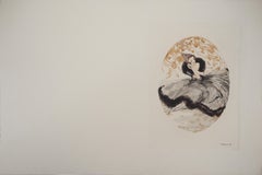 Dreaming Girl - Original etching