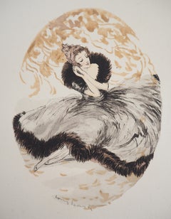 Dreaming Girl - Original etching