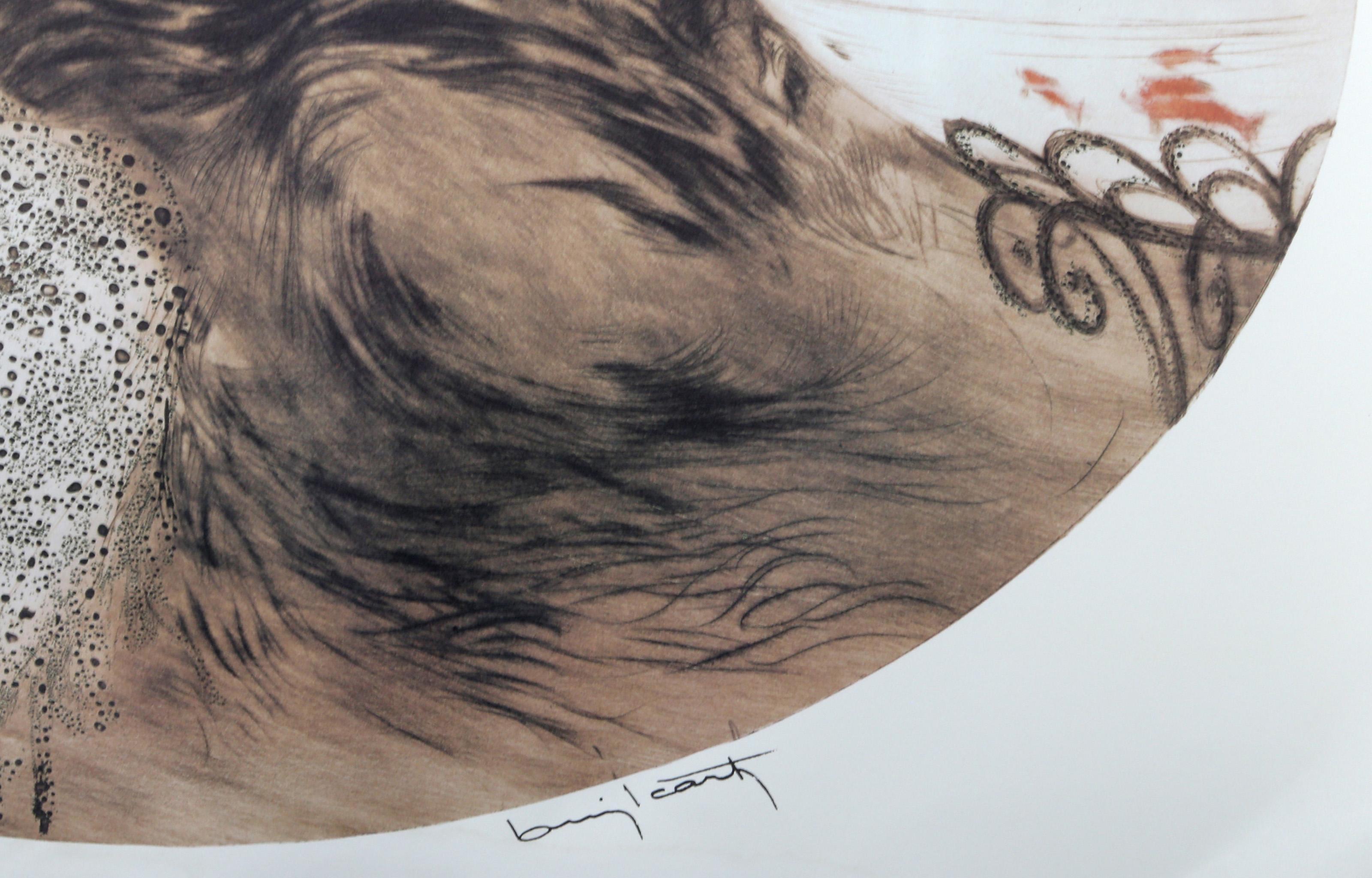 Pesca, Cartel Art Nouveau de Louis Icart en venta 2