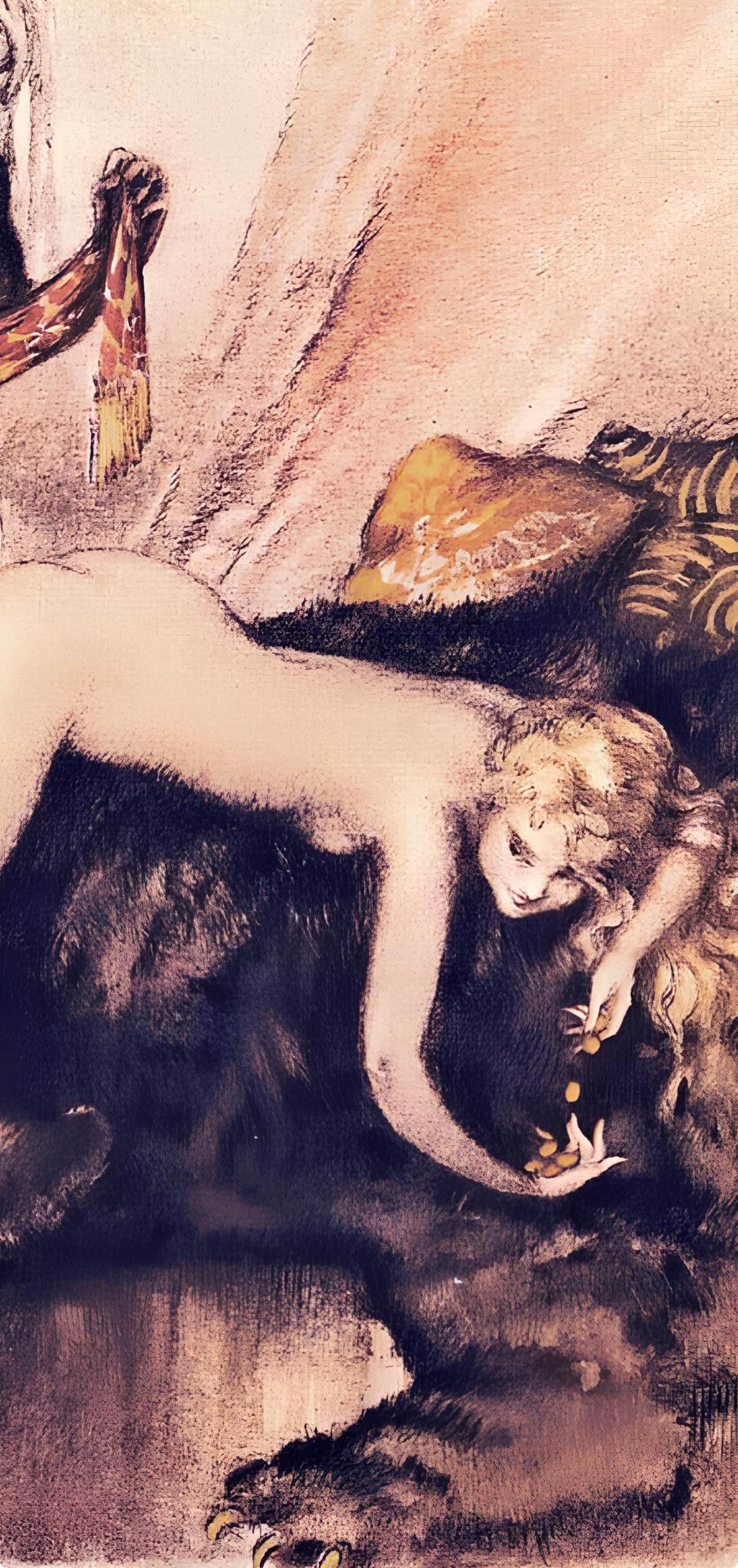 Icart, Composizione, Le Sopha (dopo) - Print di Louis Icart