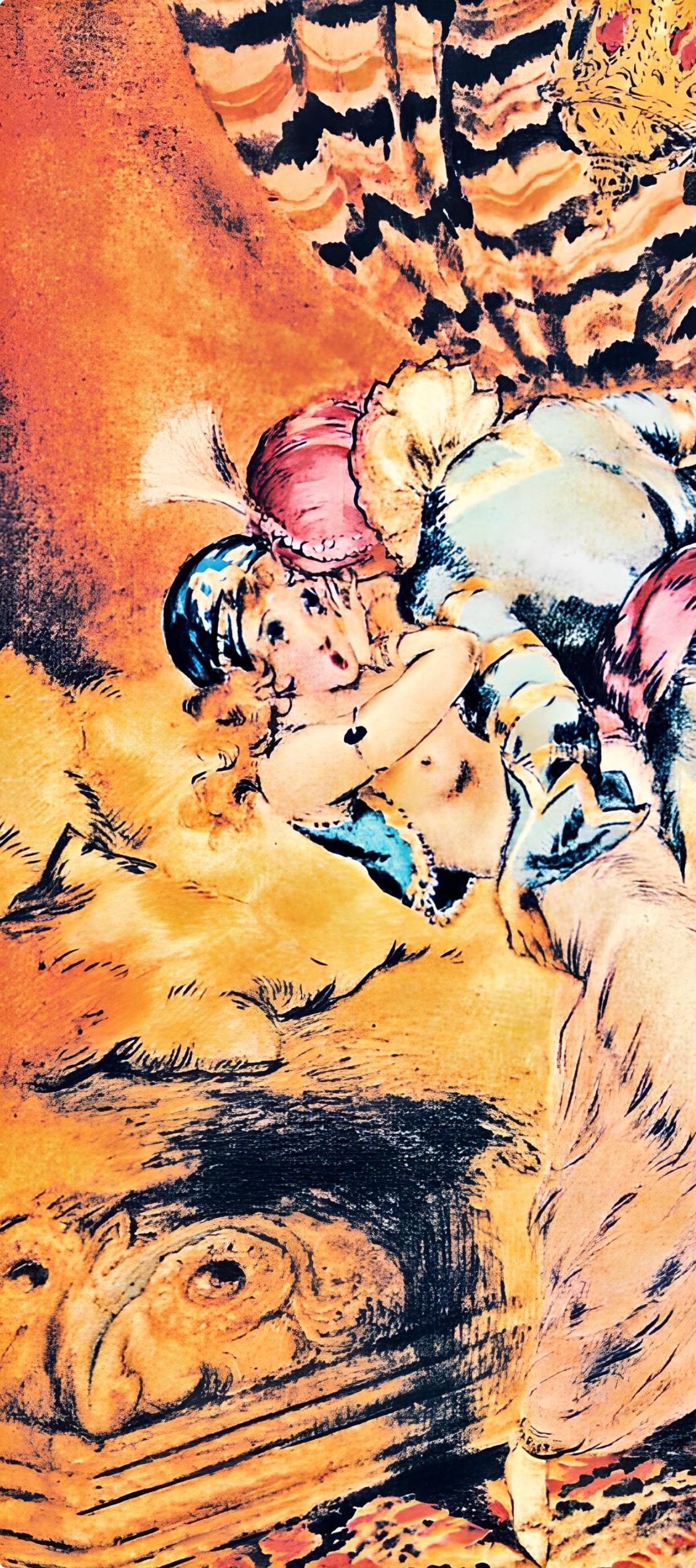 Icart, Composition, Le Sopha (after) - Print by Louis Icart