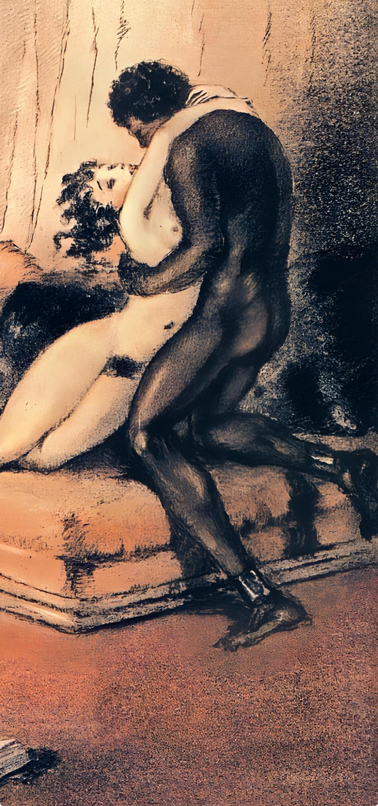 Icart, Composition, Le Sopha (after) - Print by Louis Icart