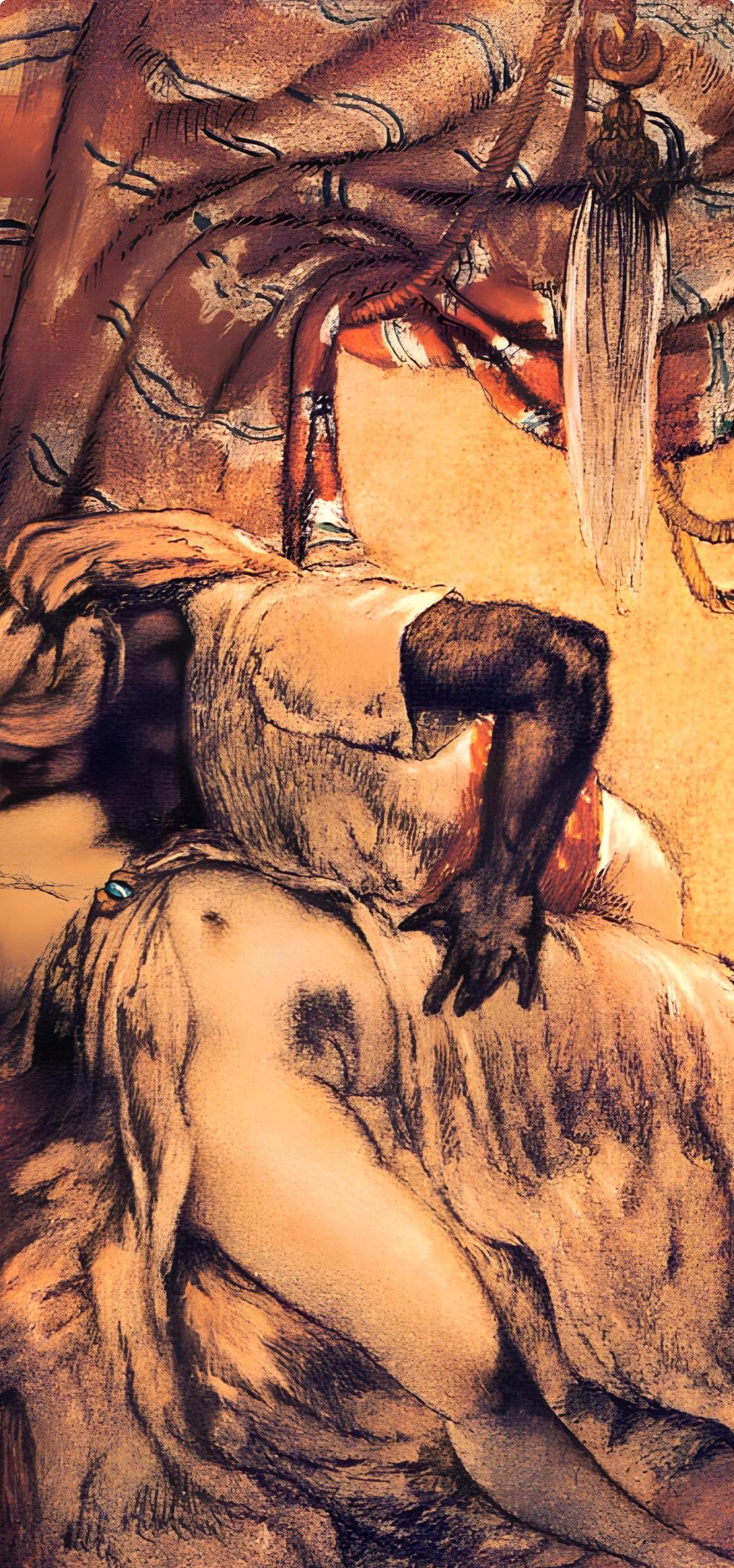 Icart, Composition, Le Sopha (after) - Modern Print by Louis Icart