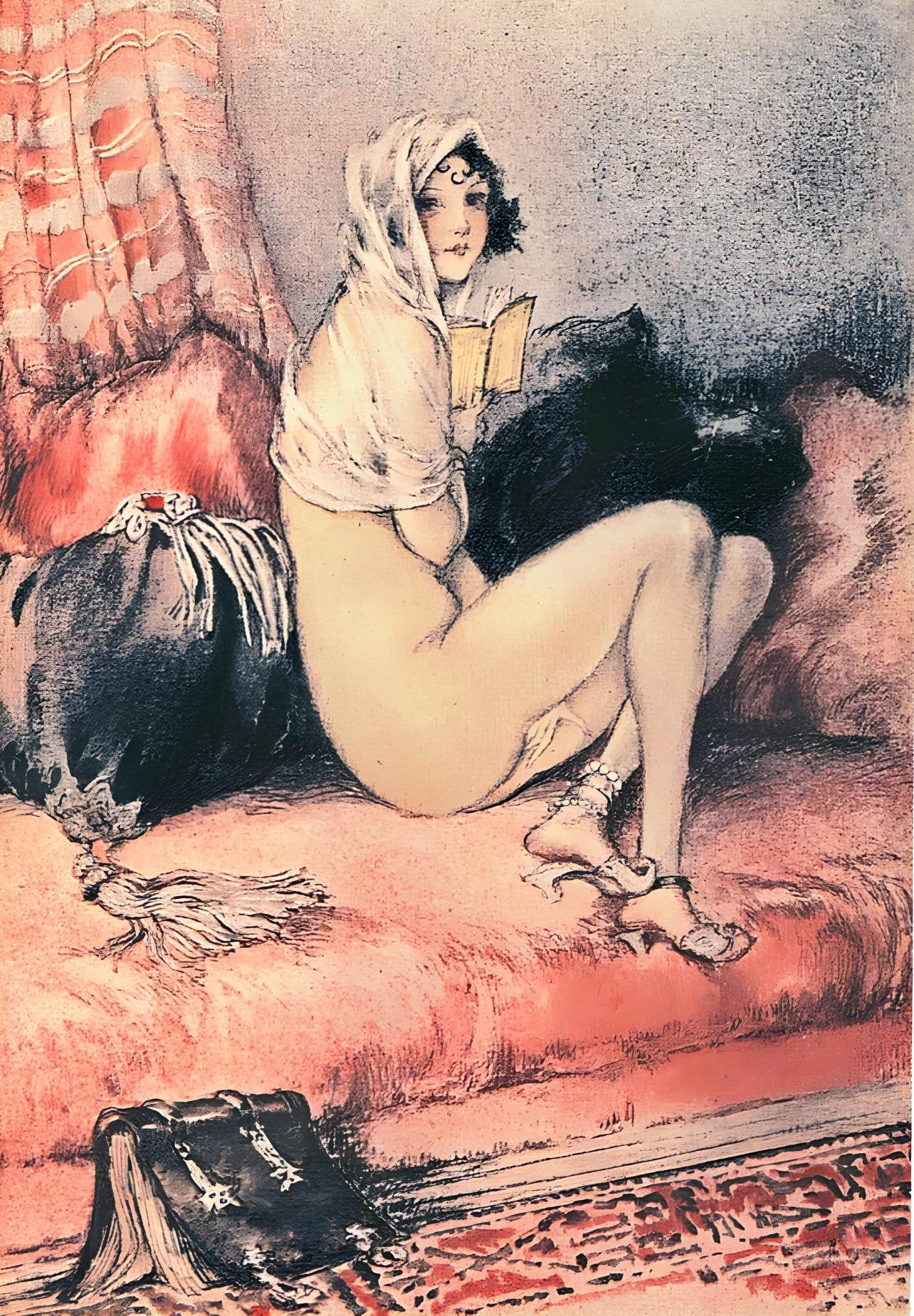 Icart, Composición, Le Sopha (después)