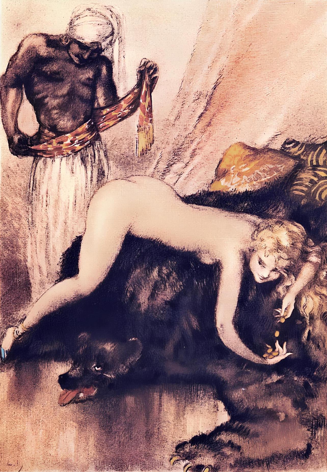 Icart, Composition, Le Sopha (d'après)
