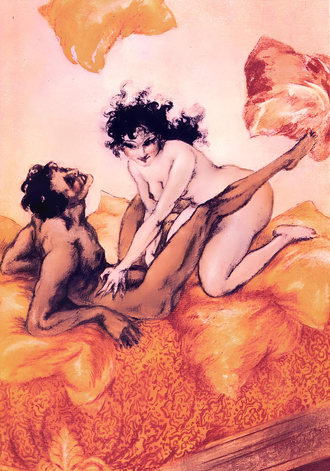 Icart, Composición, Le Sopha (después)
