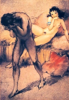 Icart, Composición, Le Sopha (después)