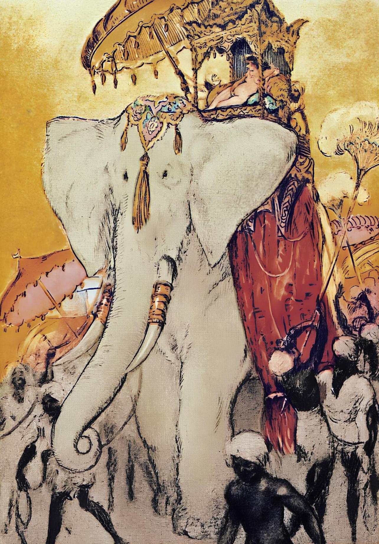 Icart, Composition, Le Sopha (d'après)