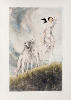 Joie de Vivre, aguafuerte Art Nouveau de Louis Icart