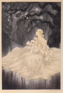 The Lilly, Stampa giclée Art Nouveau di Louis Icart