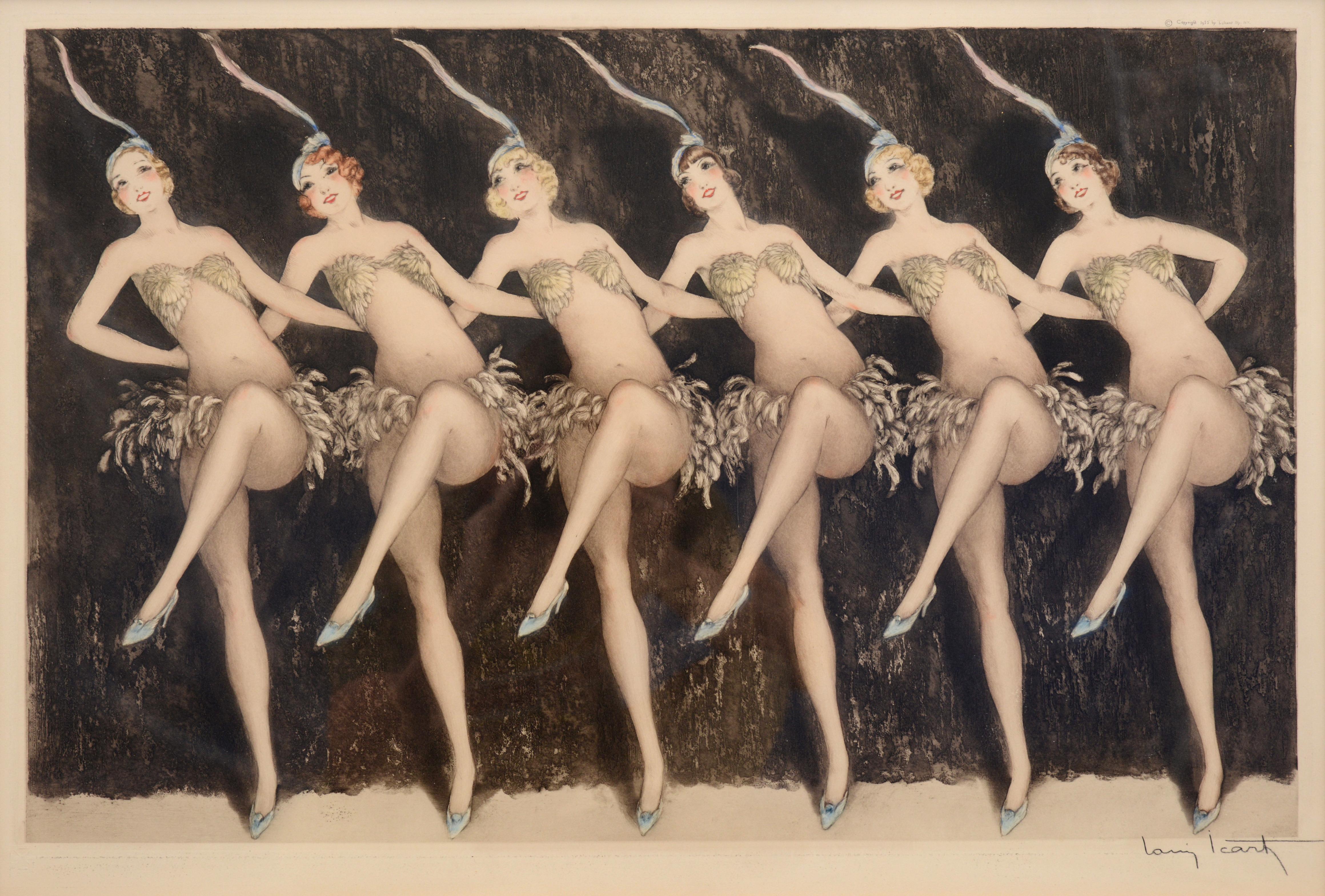 Louis Icart FOLLIES (FOLIAS) Aguafuerte 3
